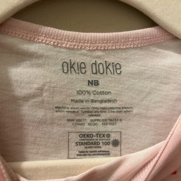 Okie Dokie One Piece with Love Each Other Print - Picture 3 of 3